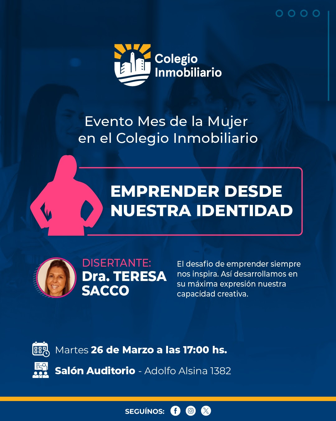 Evento Mes de la Mujer. Emprender desde nuestra Identidad