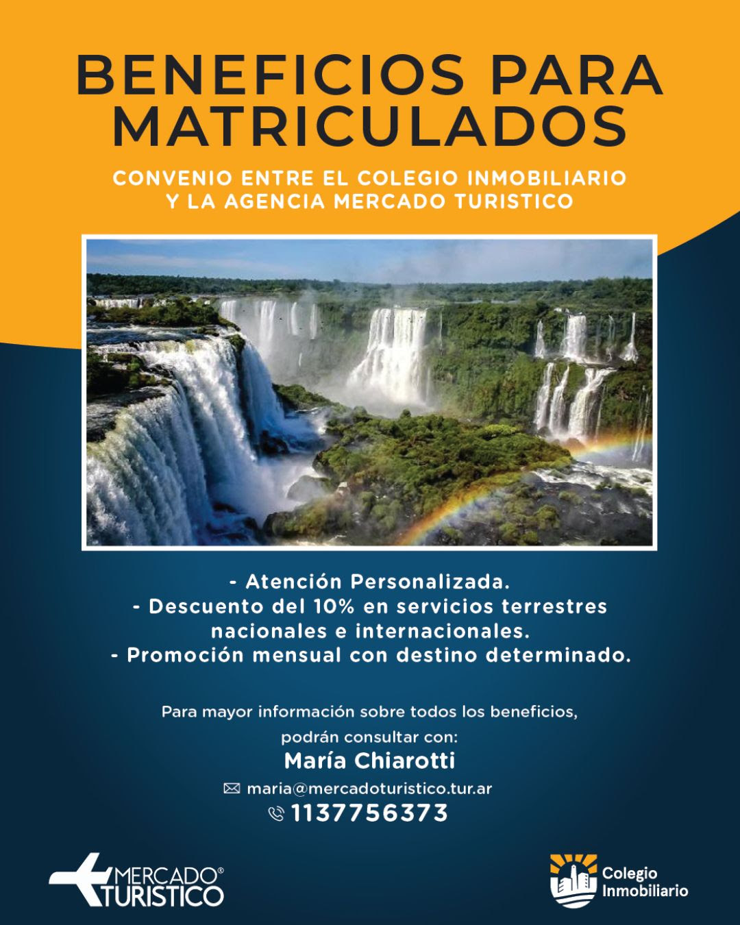 Beneficios para los matriculados. Turismo