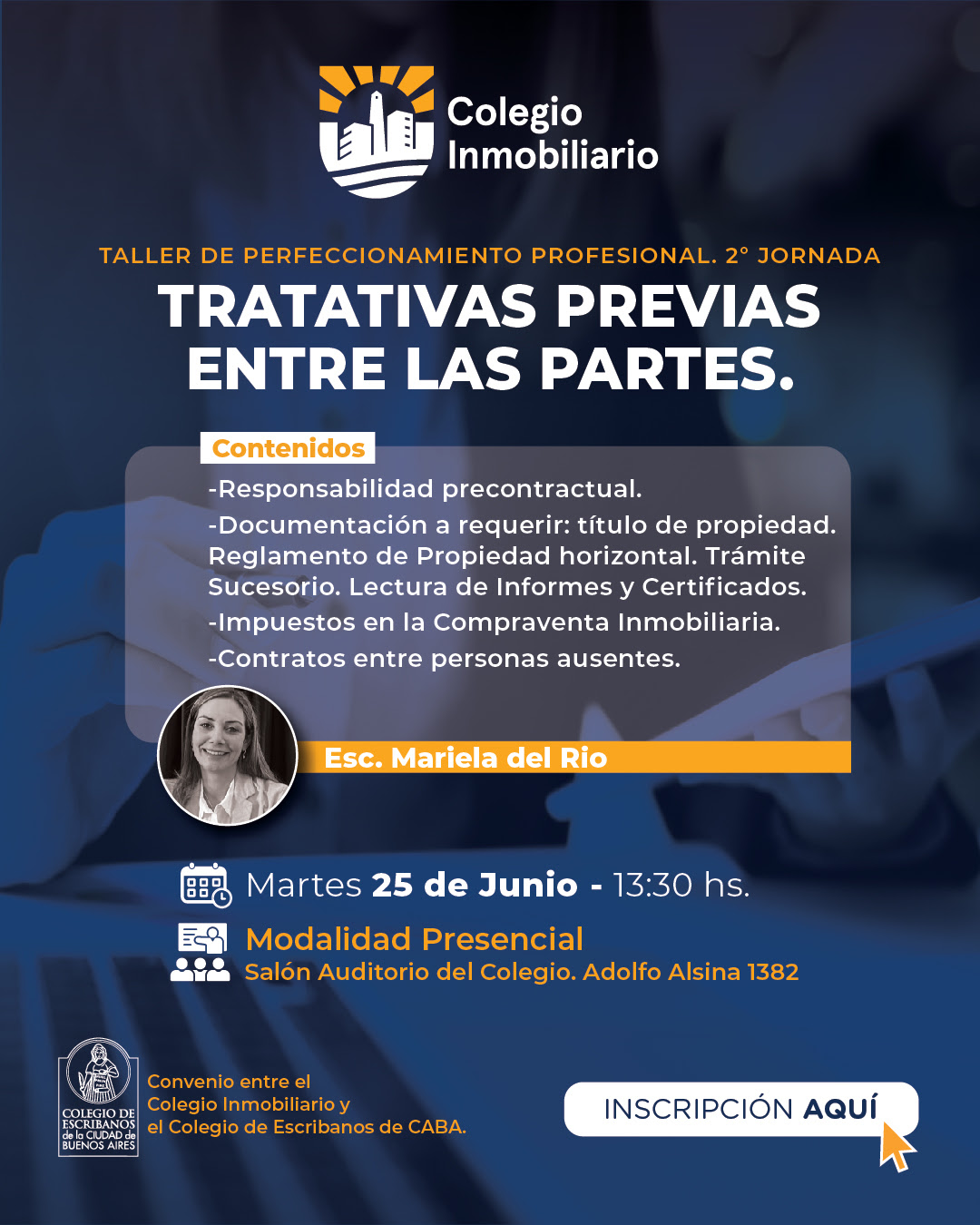 2° taller de perfeccionamiento profesional. Tratativas previas entre las partes