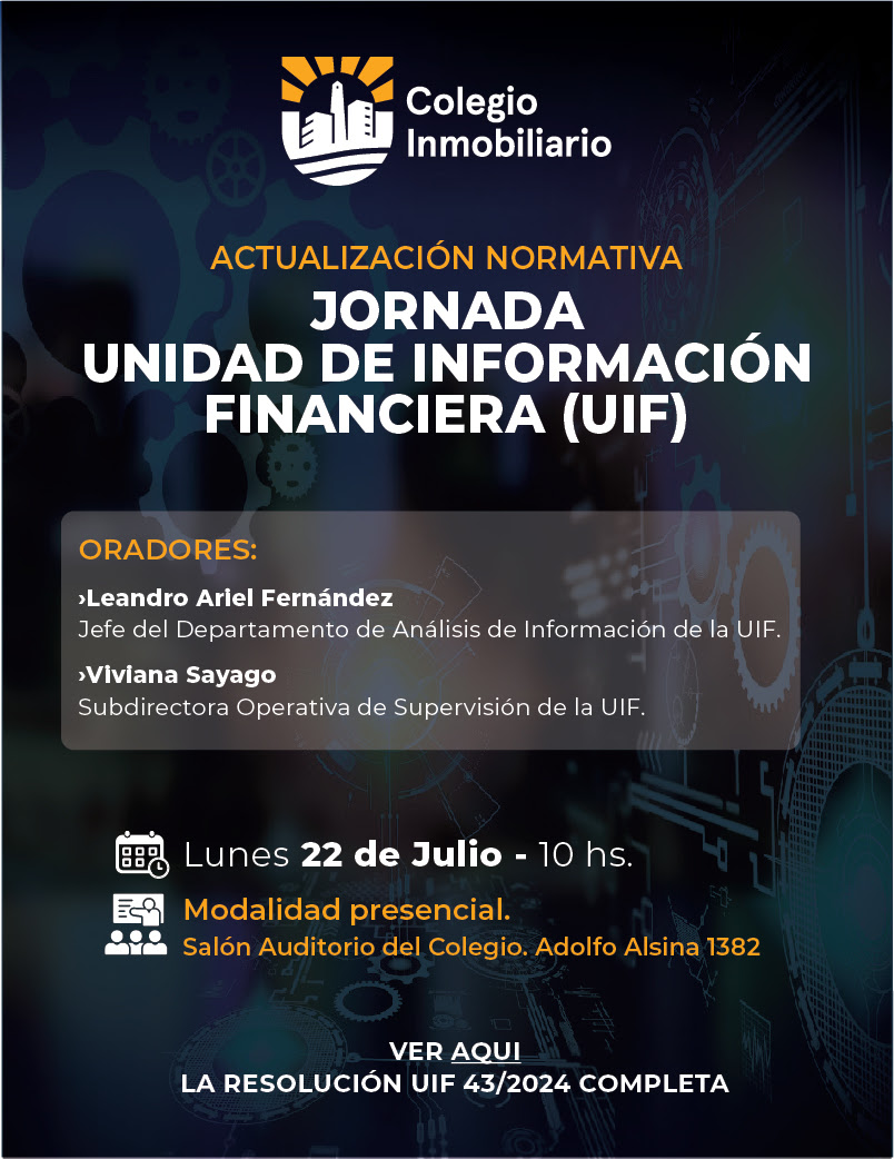 Jornada Unidad de Información Financiera (UIF)