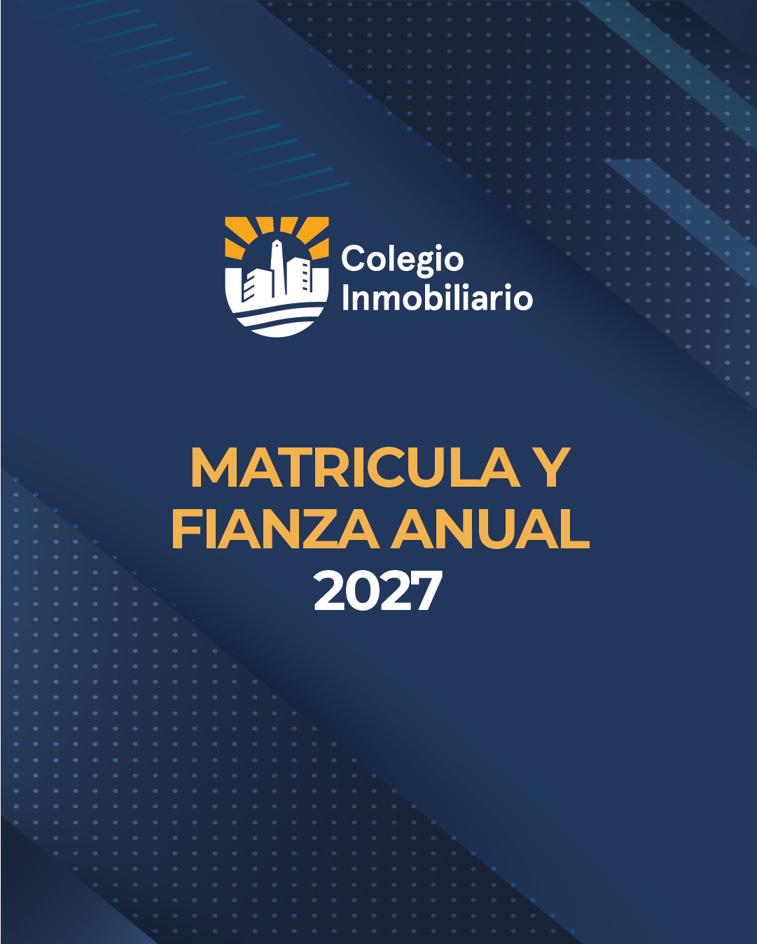 Matrícula y Fianza Anual 2027