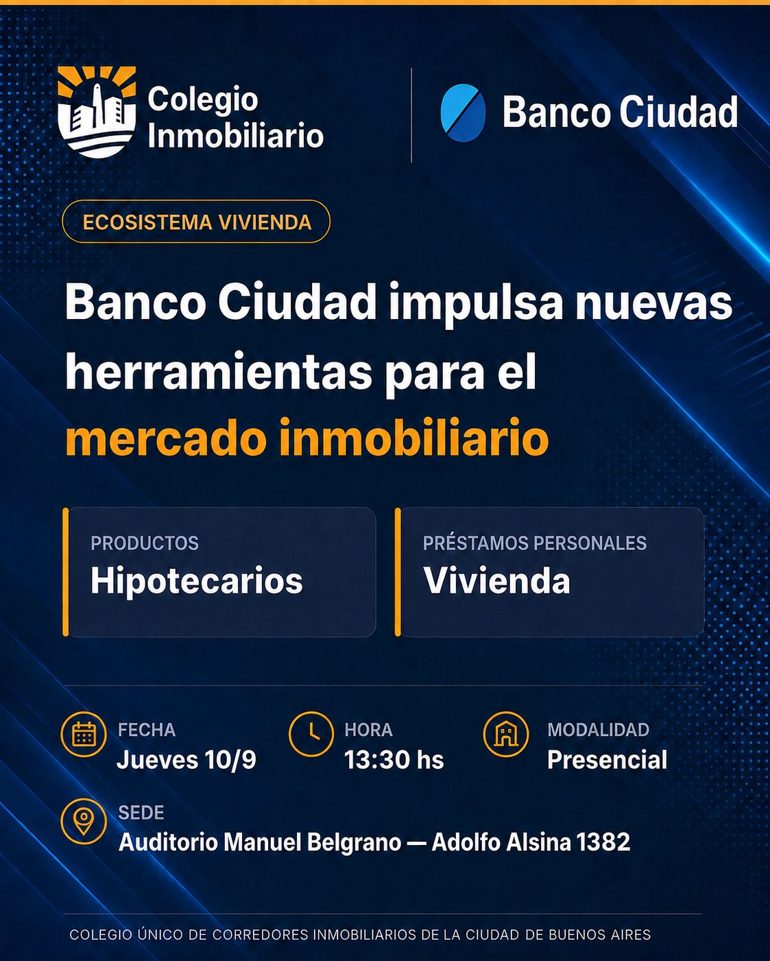 Charla del Banco Ciudad - Prestamos Hipotecarios