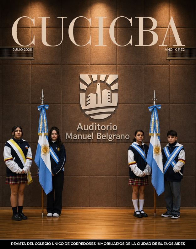 YA SALIÓ LA REVISTA DEL COLEGIO INMOBILIARIO. EDICIÓN N 32. JULIO 2026