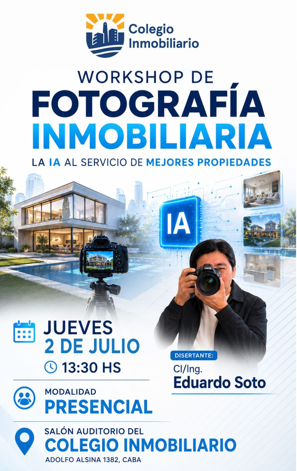 Workshop de fotografía inmobiliaria