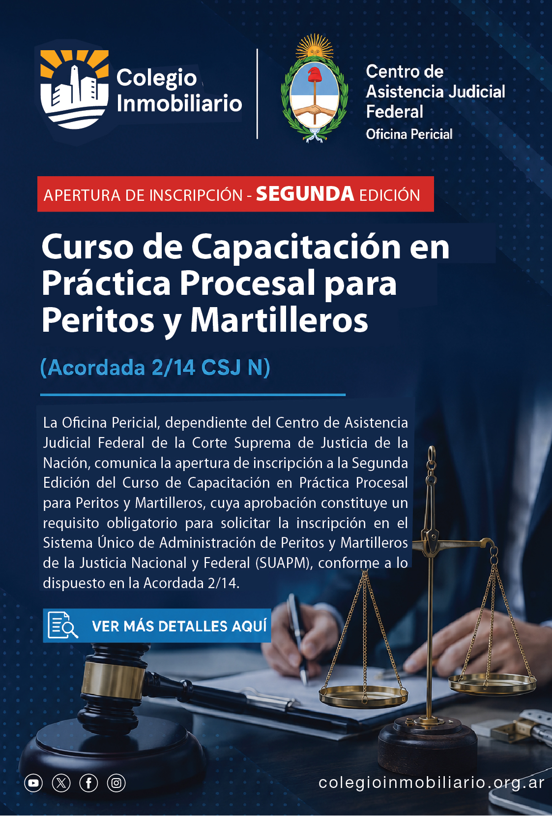 Curso de Capacitación en Práctica Procesal para Peritos y Martilleros. Segunda Edición